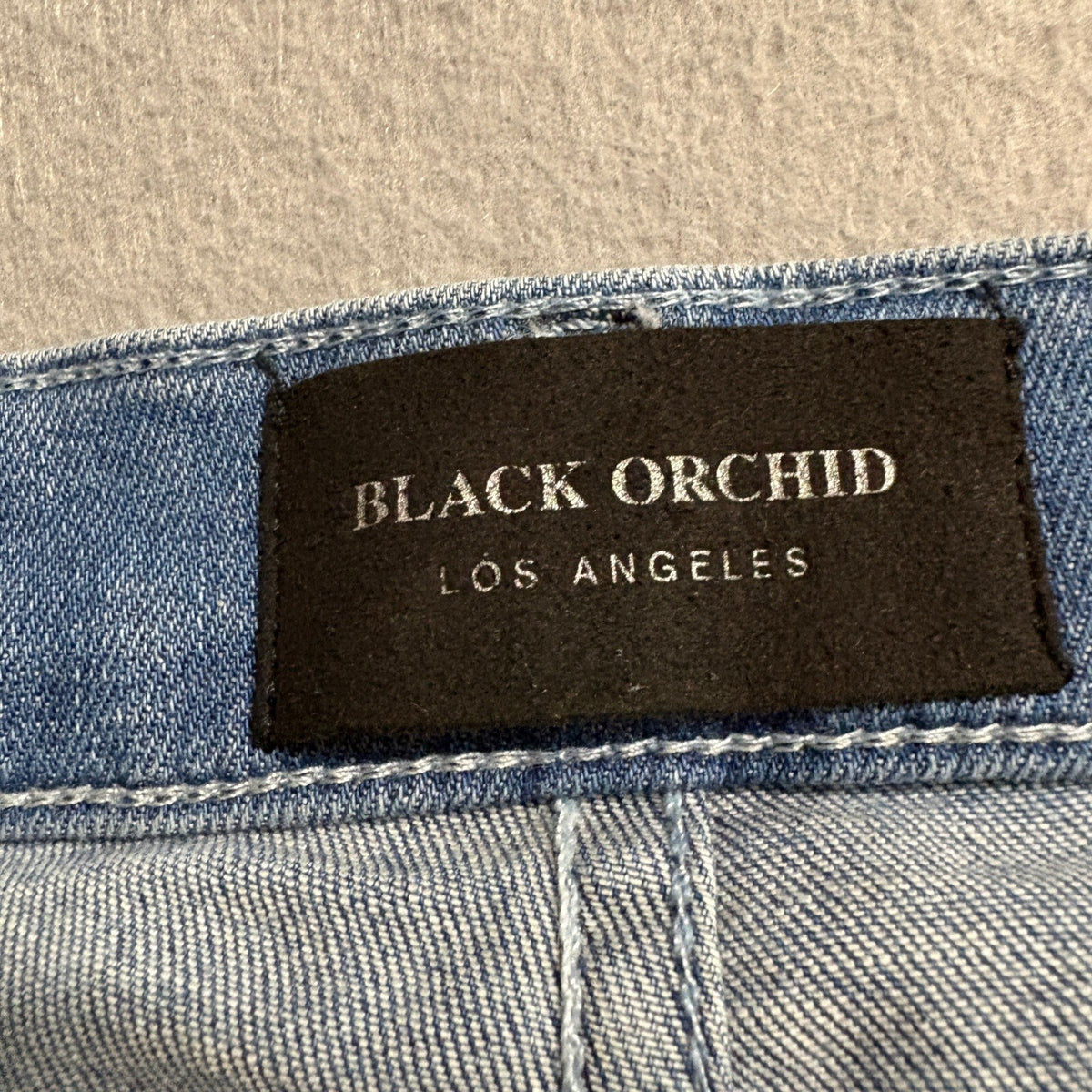 Black Orchid Noah Ankle Fray Skinny Jeans Womens 27 Medium Wash Distressed Raw