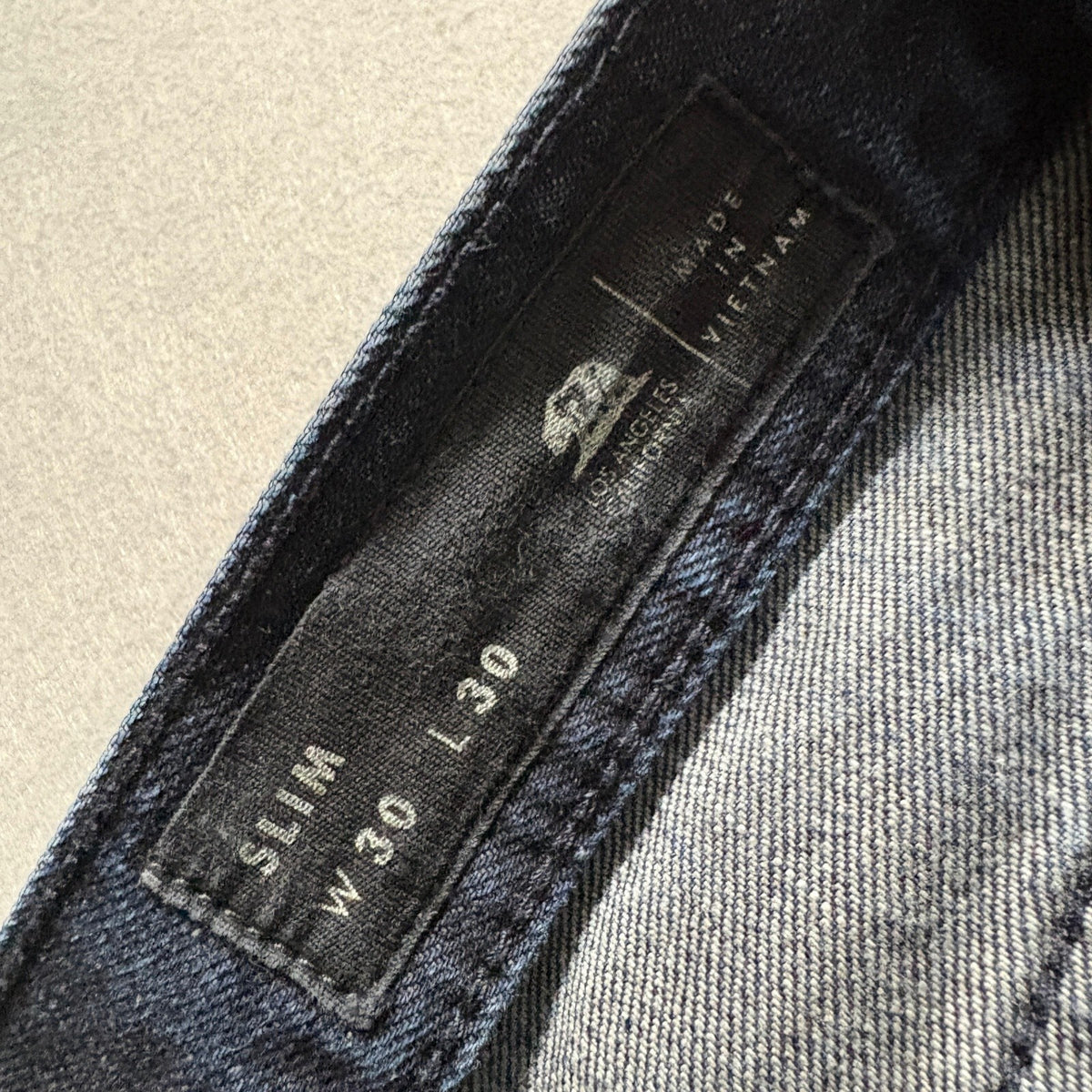Bullhead Denim Co Mens Jeans 30x30 Slim Fit Dark Wash Blue 100% Cotton