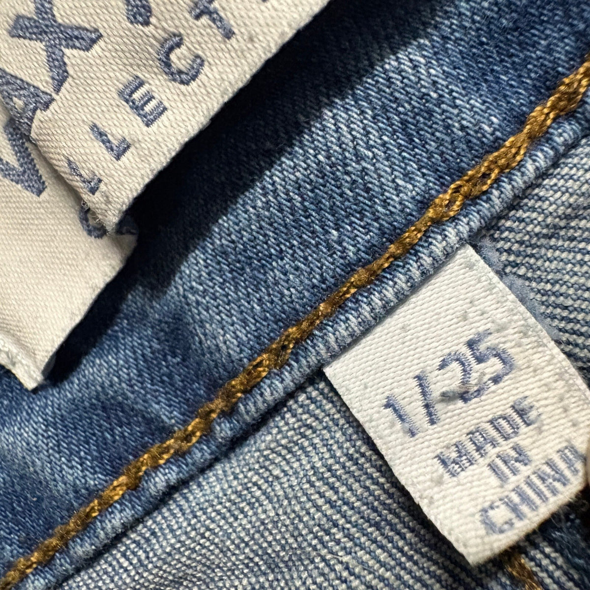 Wax Jean Collection Cargo Jeans Womens 1/25 Blue Denim Utility Carpenter Pants
