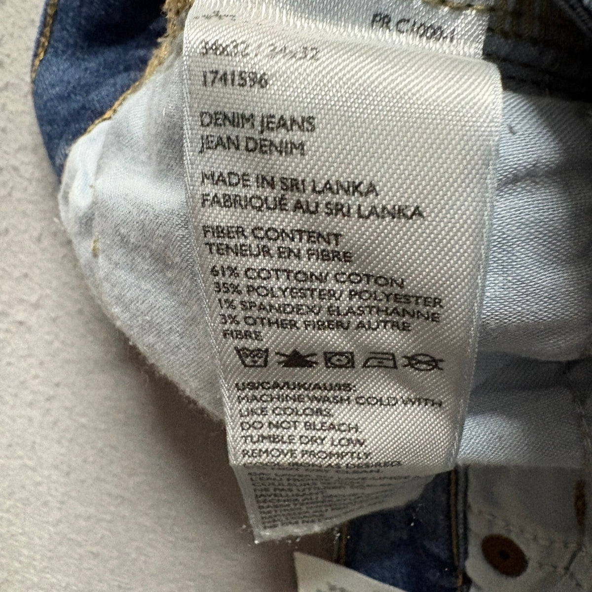 Eddie Bauer Mens Straight Fit Denim Jeans Blue Stretch 34x32 Actual 33x29 - Photo 5