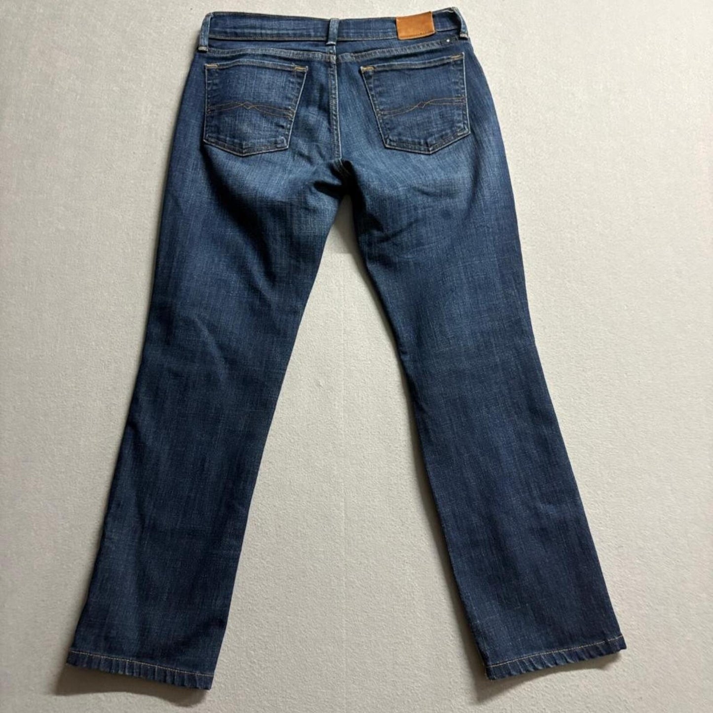 Lucky Brand Sweet Straight Ankle Jeans Womens 4/27 Blue Denim Medium Wash 30x26