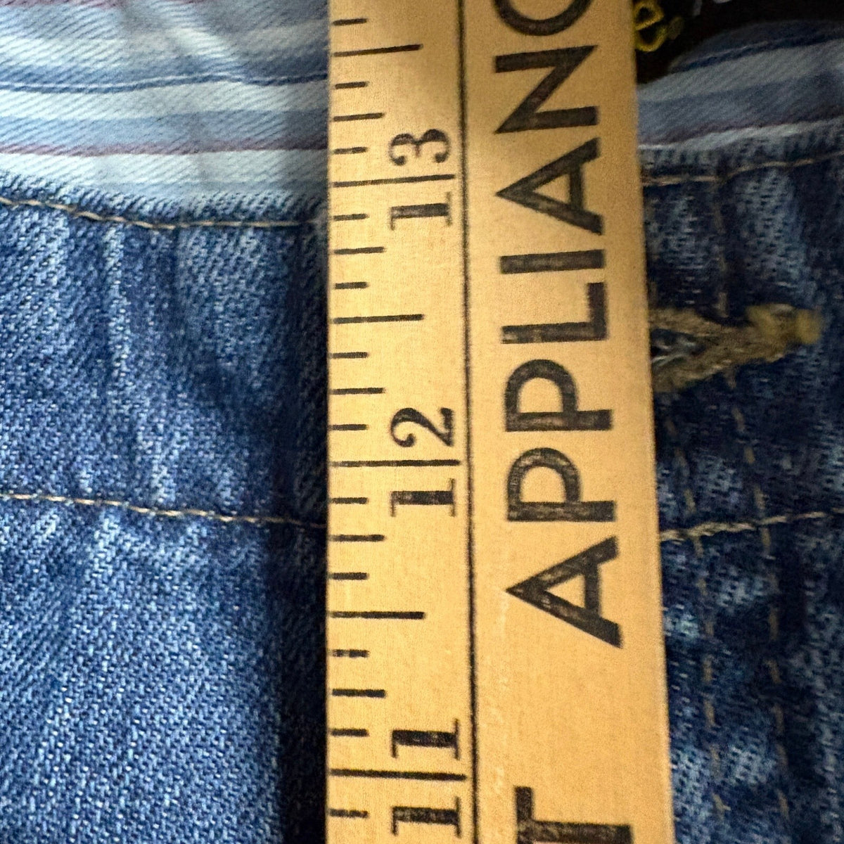 Lee Relaxed Fit Womens Elastic Waist Blue Denim Tapered Jeans Size 18 Long