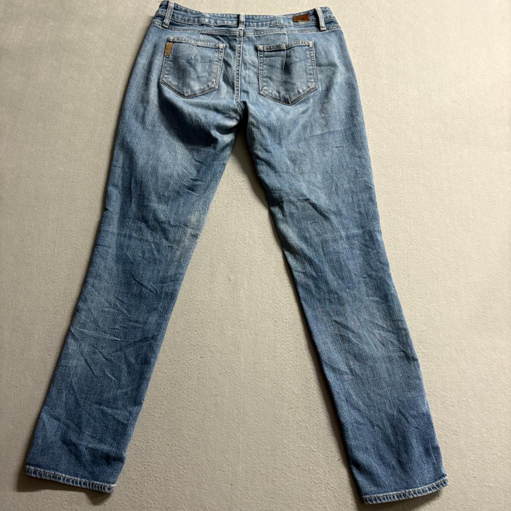Paige Jimmy Jimmy Skinny Jeans Womens Size 28 Medium Wash Blue Denim Stretch