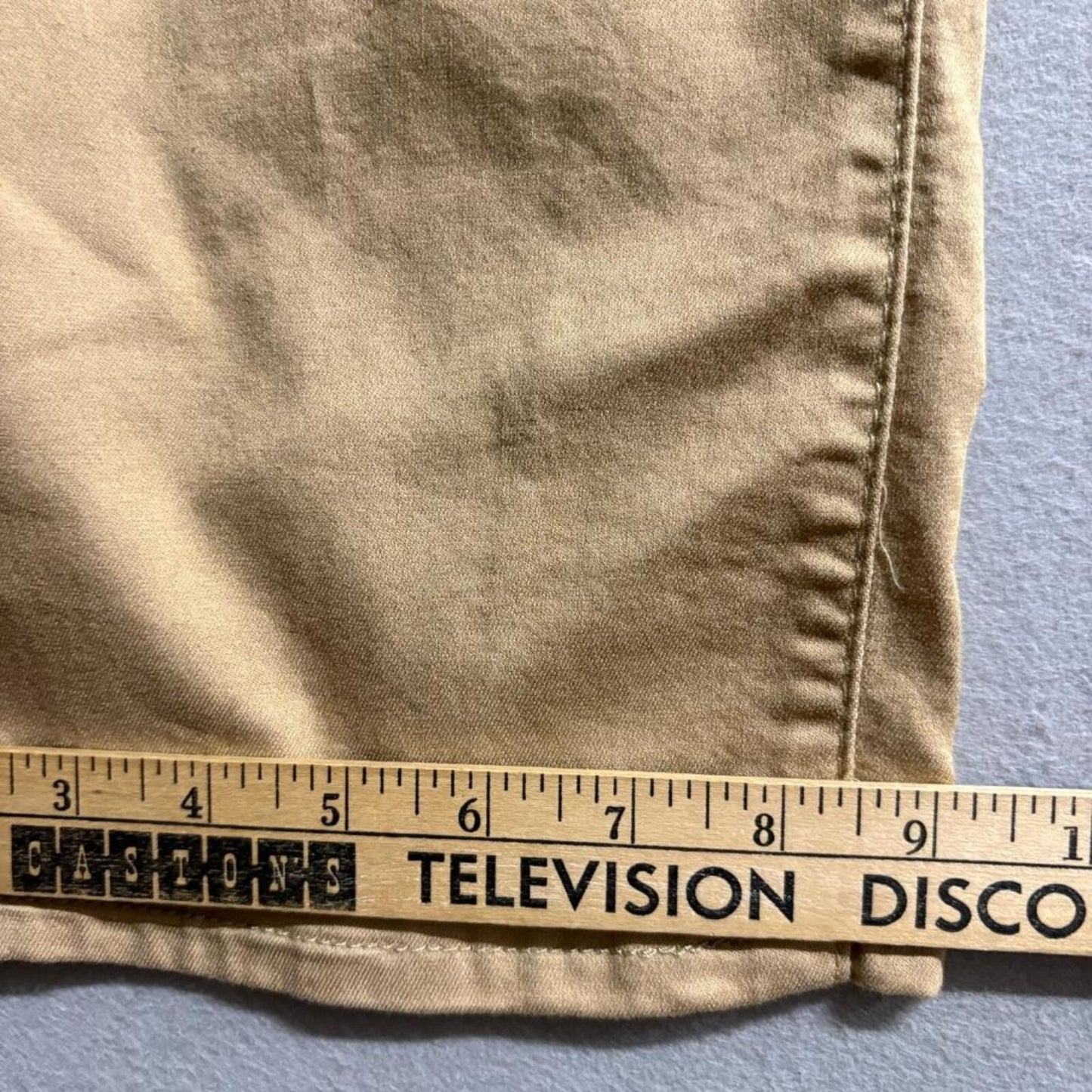 VIP Jeans Womens Cargo Pants Size 13/31 Khaki Brown Y2K Utility Wide Leg Stretch