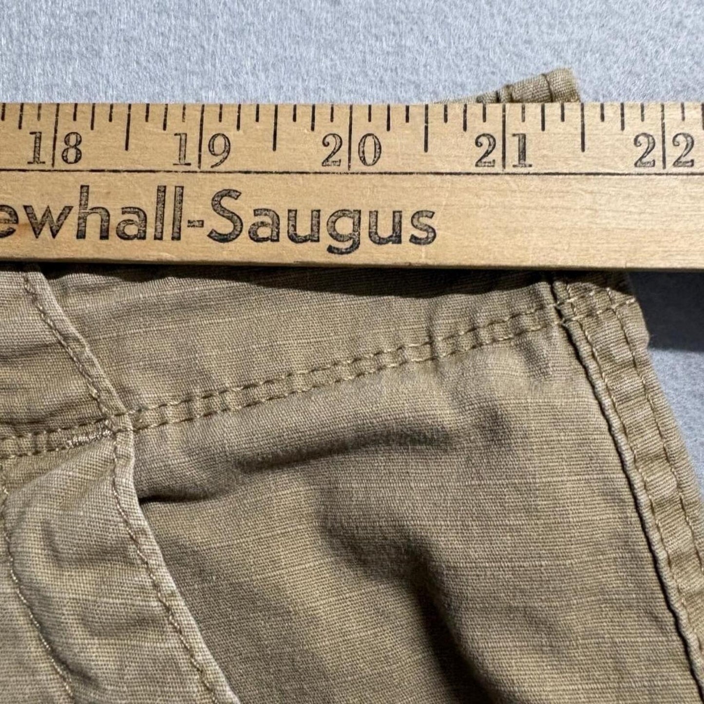 Wrangler Cargo Shorts Mens 44 Brown Cotton Blend Relaxed Fit Casual Outdoor