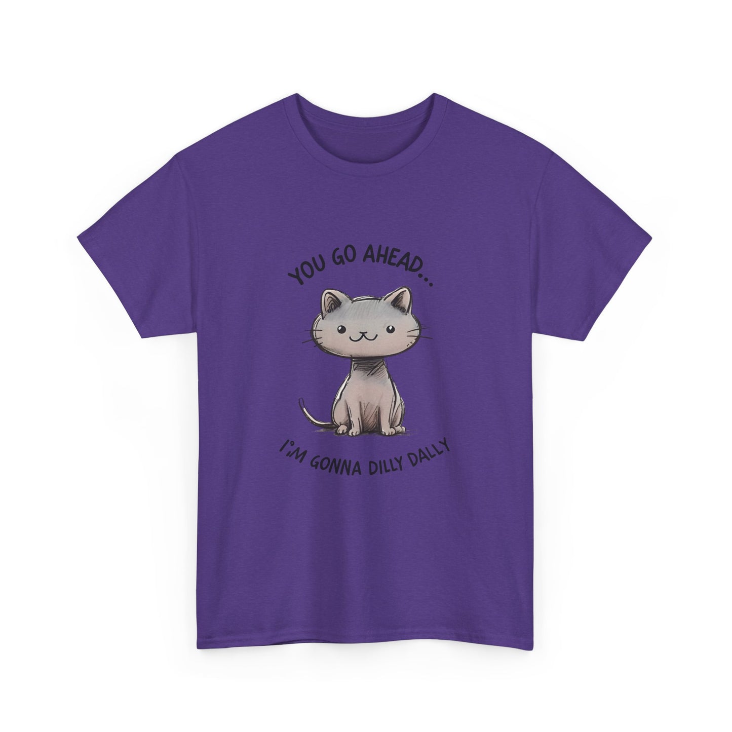 T-Shirt Fun Cat Dilly Dally