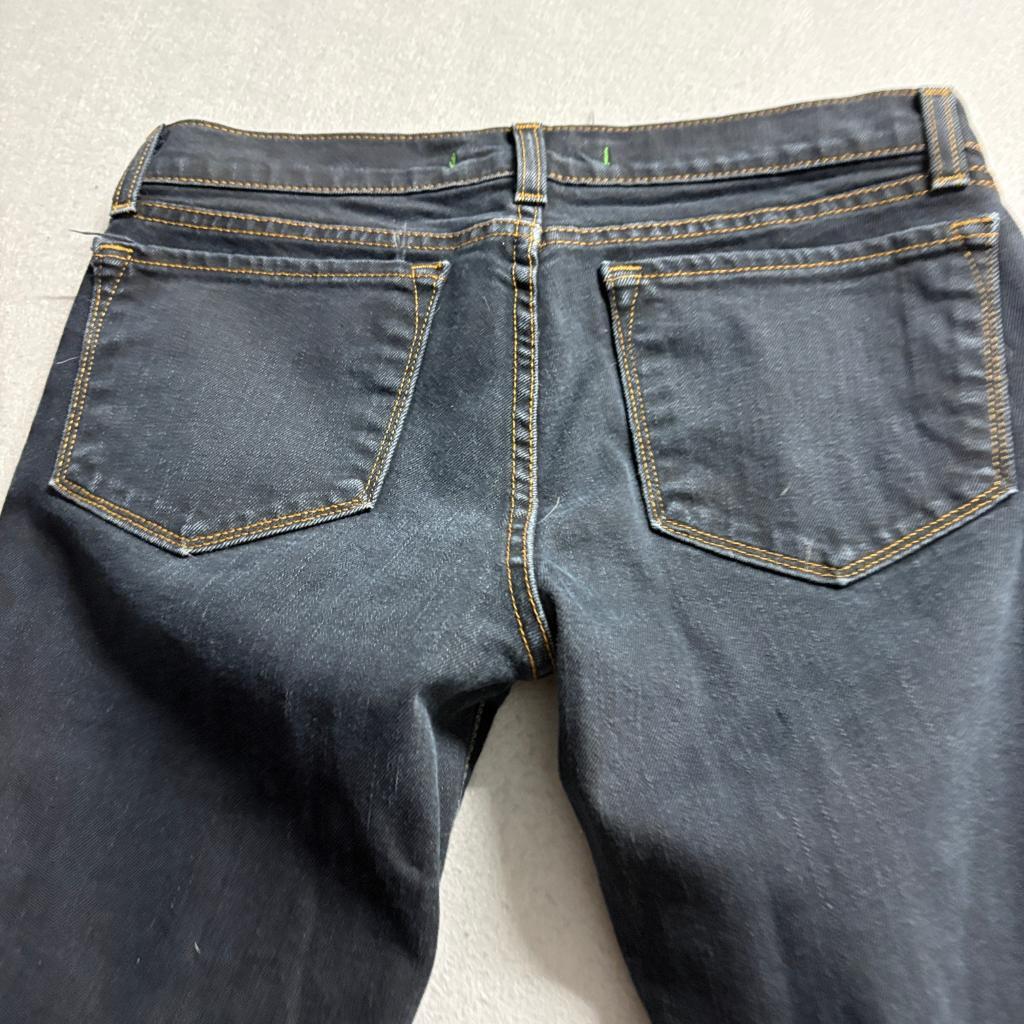 J Brand 914 Black Straight Leg Jeans Womens Size 29 Dark Wash Cotton Blend