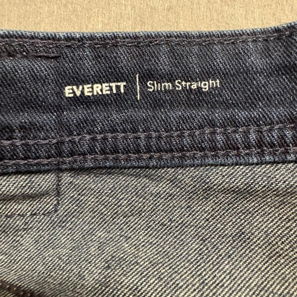 AG Adriano Goldschmied Everett Slim Straight Jeans Mens 30x32 Dark Wash Blue