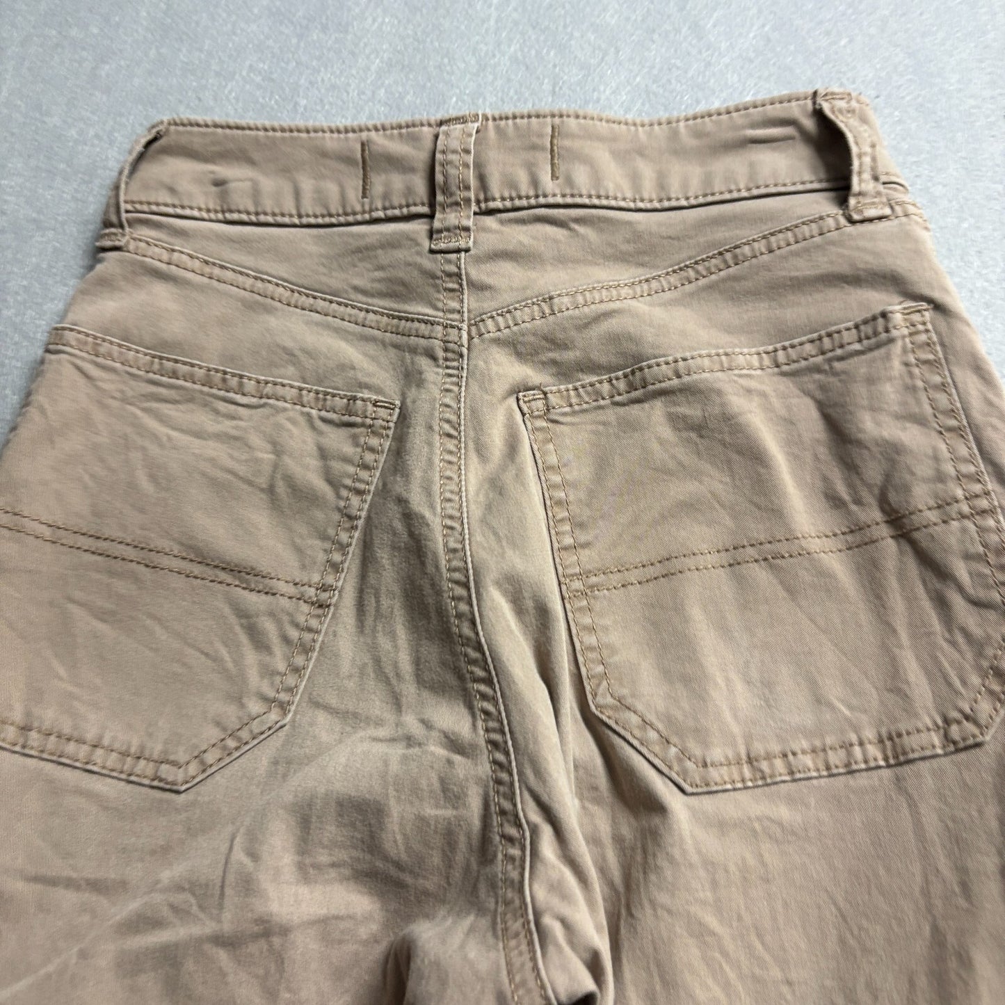 Hollister Cargo Pants Wide Leg Baggy Khaki W23 Fits Like 25x30 Y2K Utility