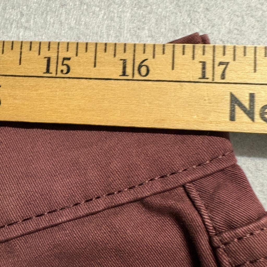 Levis 541 Athletic Taper Jeans Mens 33x32 Burgundy Maroon All Seasons Tech