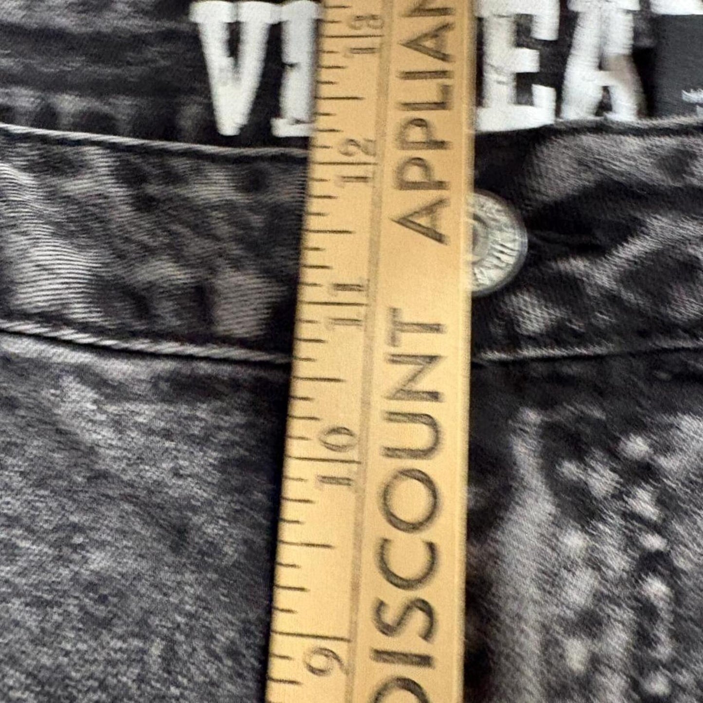 VIP Jeans Womens Plus Size 21/22 Black Acid Wash Cargo Jeans Wide Leg Stretch