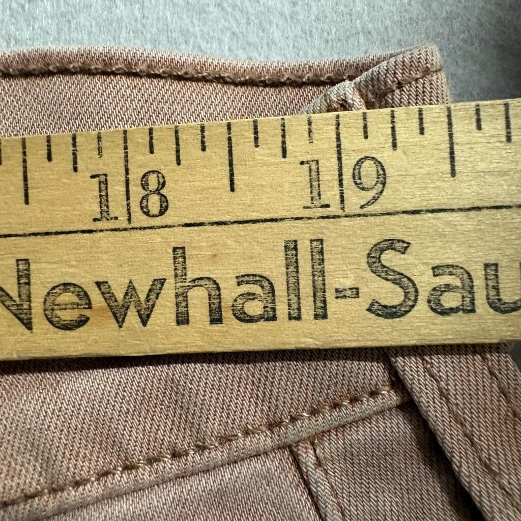 Paige Mens Jeans Size 38 Brown Tan Stretch Denim Made in USA Slim Straight
