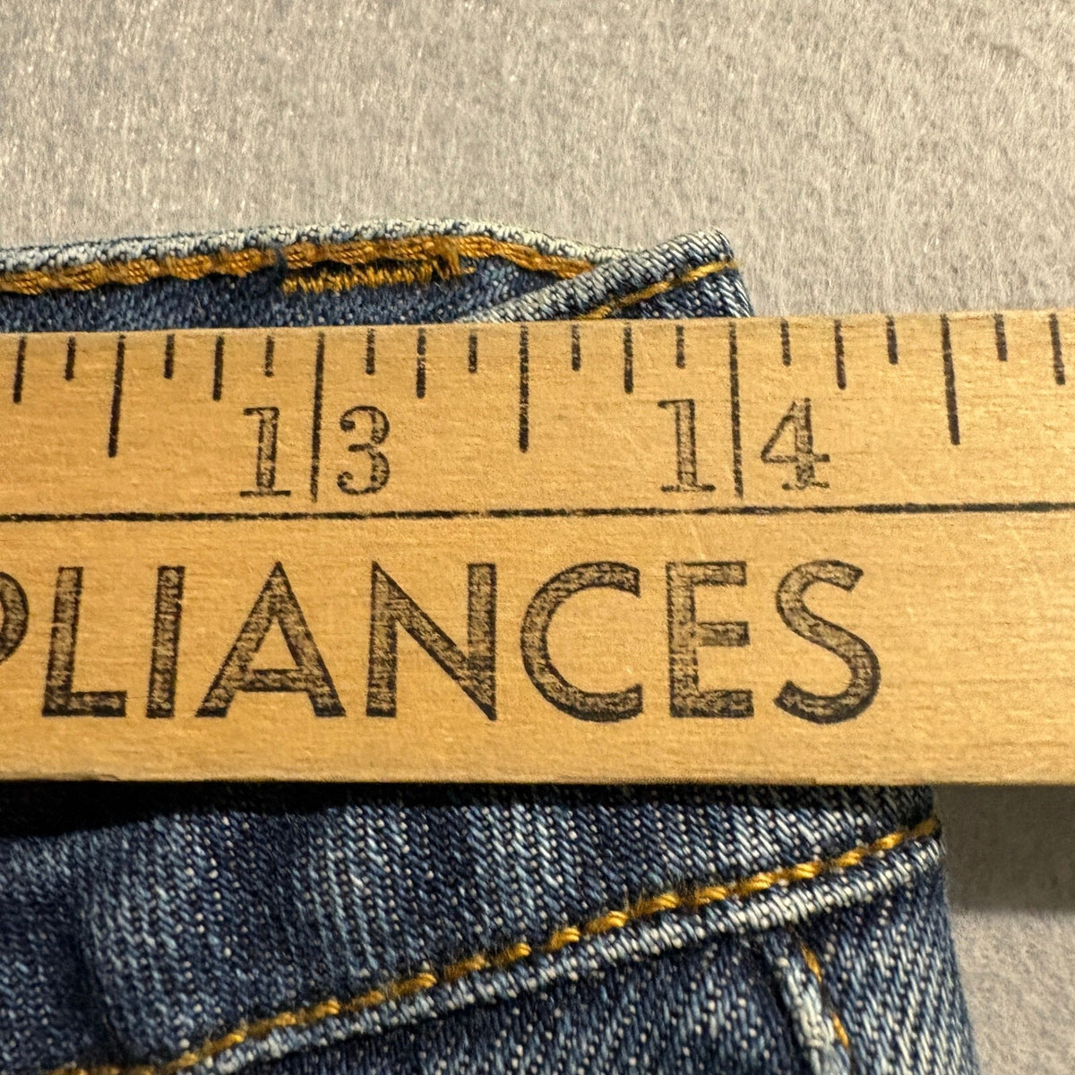 Dickies Womens Low Rise Straight Leg Denim Jeans Blue Size 5 x 30