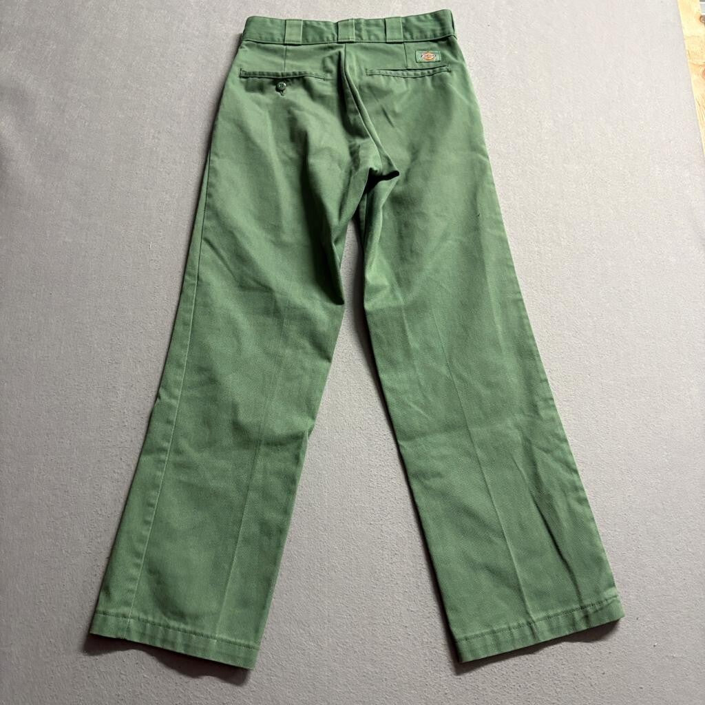 Dickies 874 Original Fit Work Pants Mens 28x30 Green Twill Chino Icons