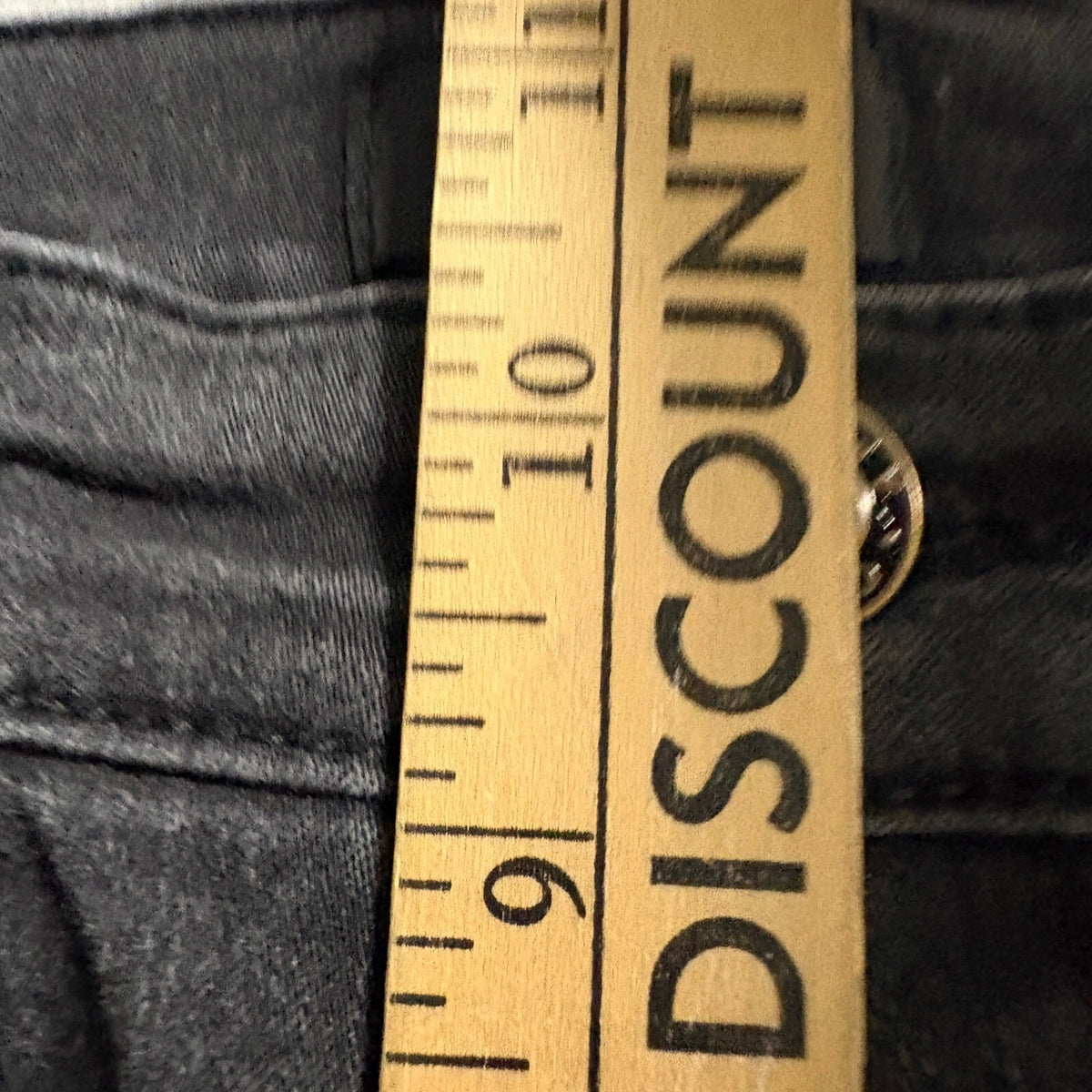 Curve Appeal Womens High Rise Essential Skinny Jeans Size 2/26 Black Denim