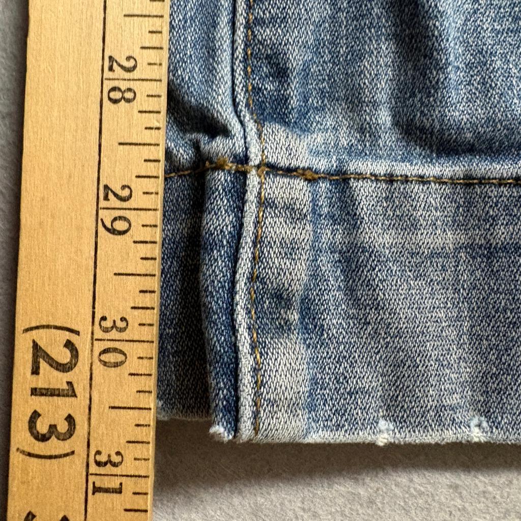 Wrangler Retro Womens Flare Jeans Size 25 x 32 Blue Denim High Rise Wide Leg
