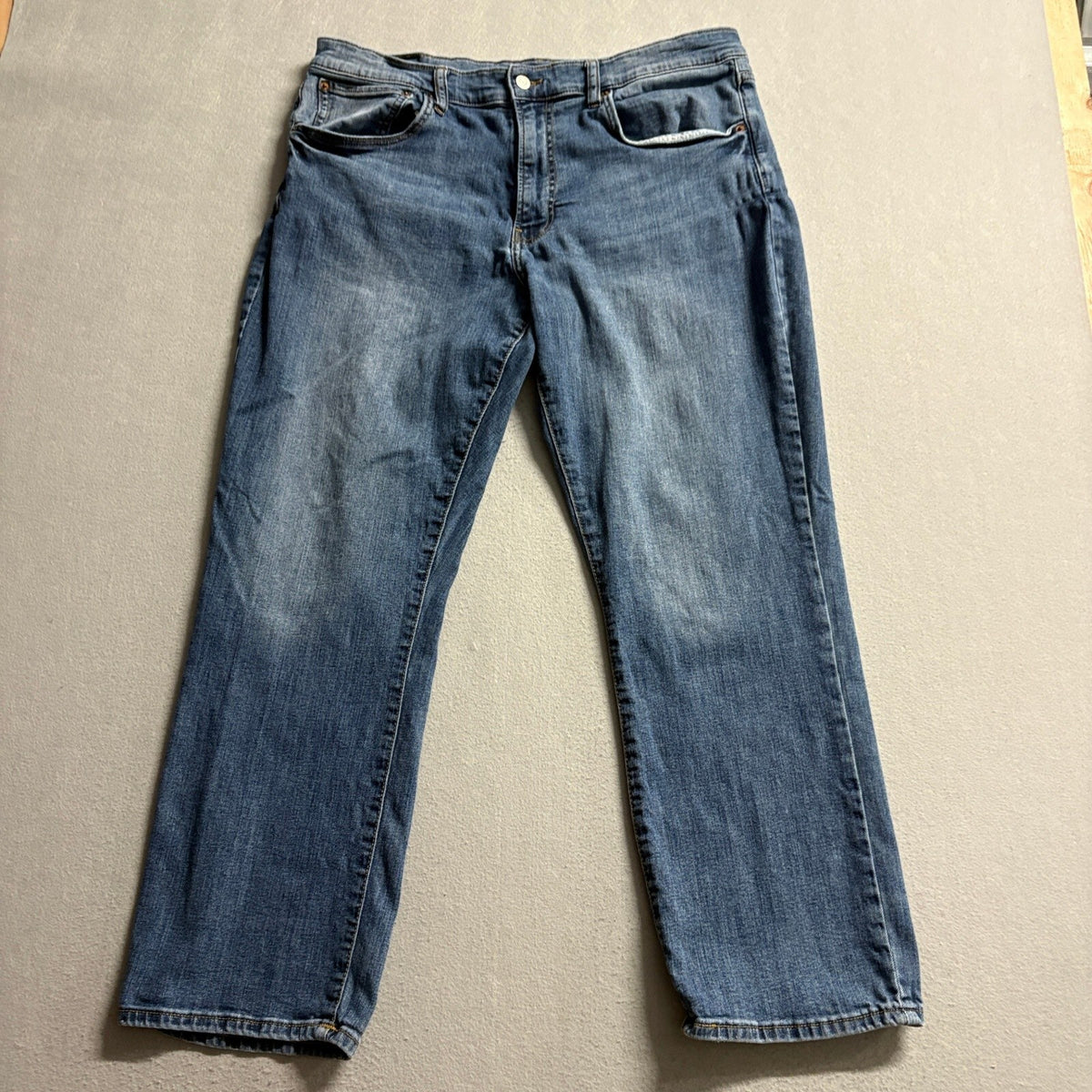 Lucky Brand 223 Straight Fit Jeans Mens 36x30 Medium Wash Denim Stretch Pants