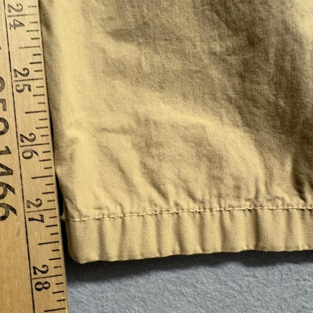 Stan Ray Easy Pants Mens Medium Khaki Tan Cotton Drawstring Elastic Waist