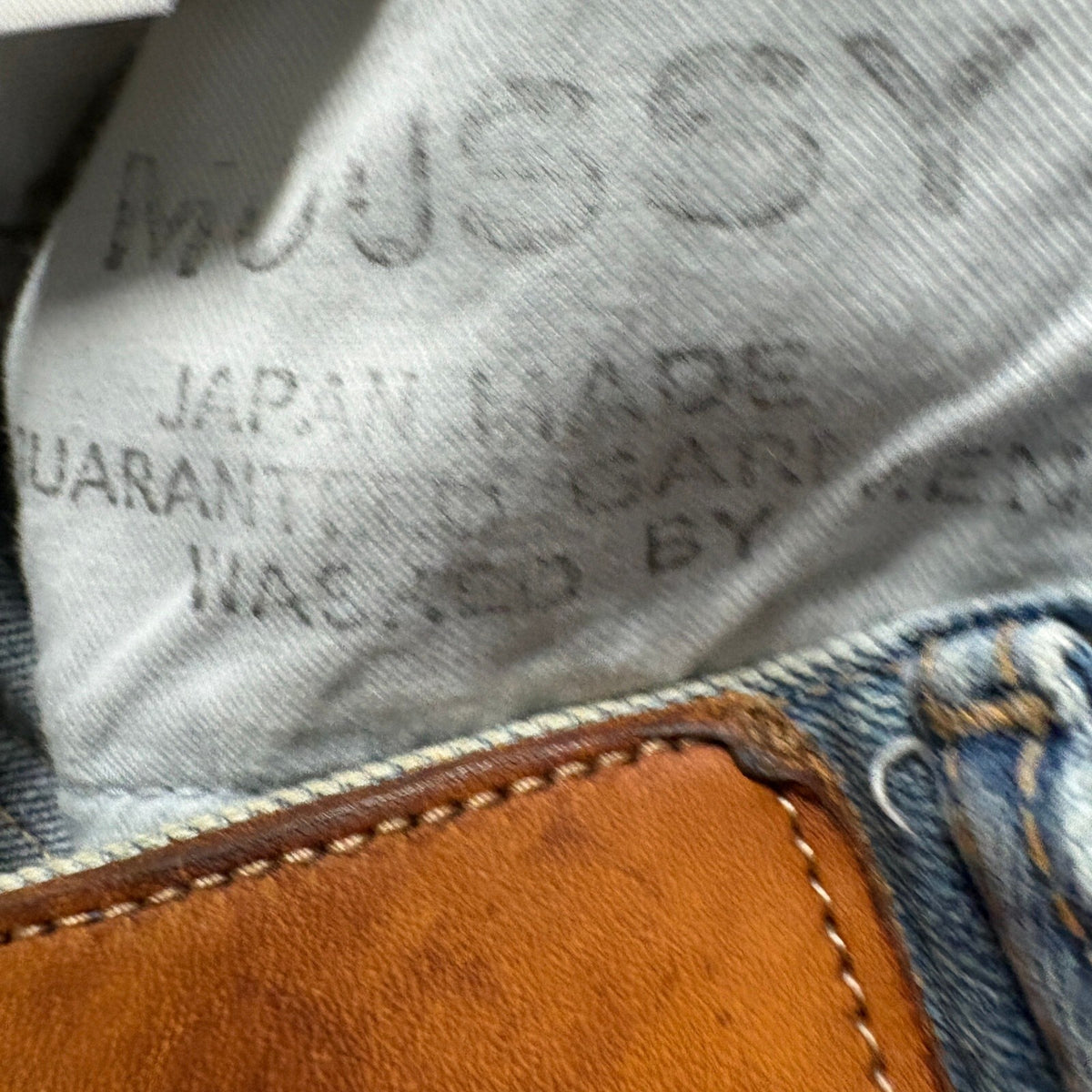 Moussy Vintage Barneys New York Jeans Womens 25 Distressed Blue Denim Japan Made