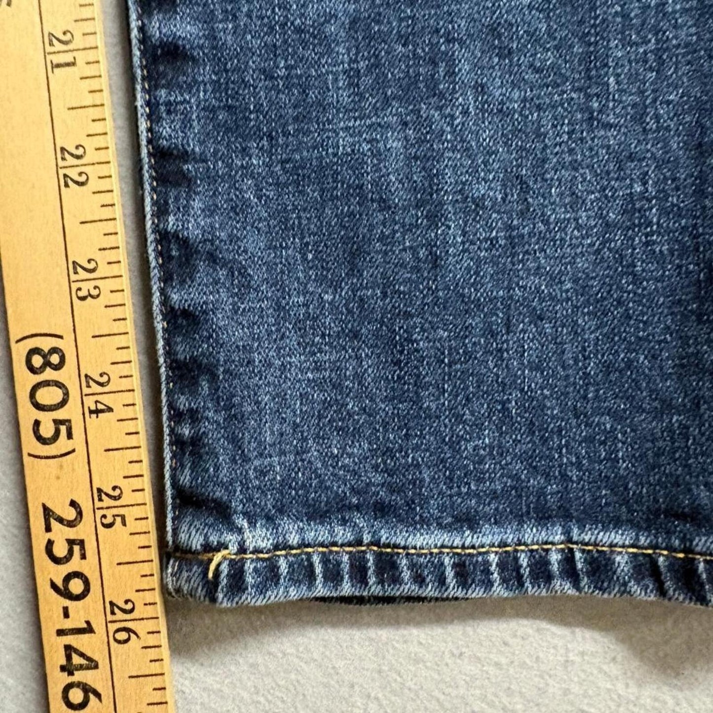 Gap Girlfriend Jeans Womens 27 4R Blue Denim Mid Rise Stretch Crop Pants