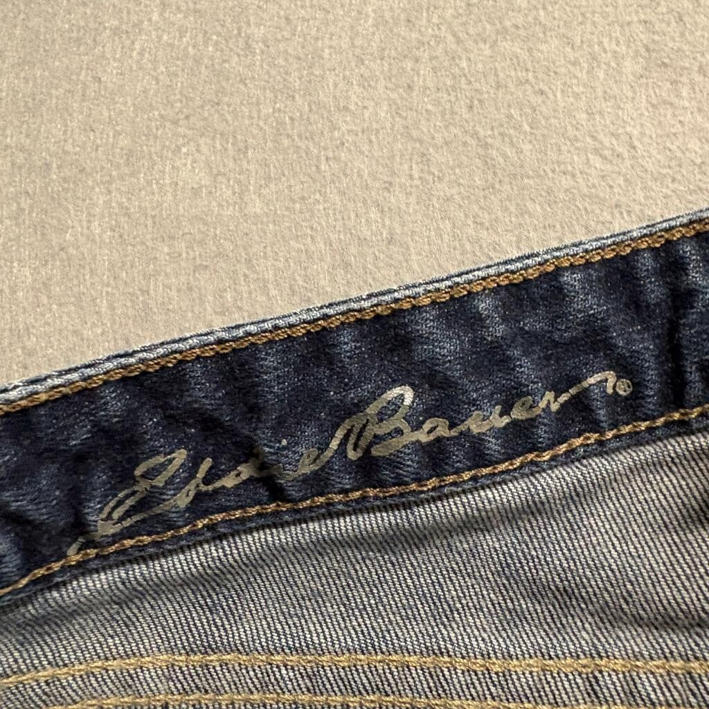 Eddie Bauer Modern Slim Jeans Womens Size 10 Medium Wash Blue Denim Stretch