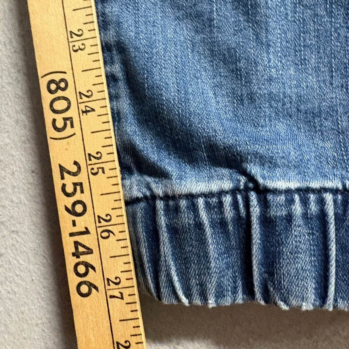 Denizen Levi Strauss Mens Jogger Pants Blue Denim Elastic Waist Stretch