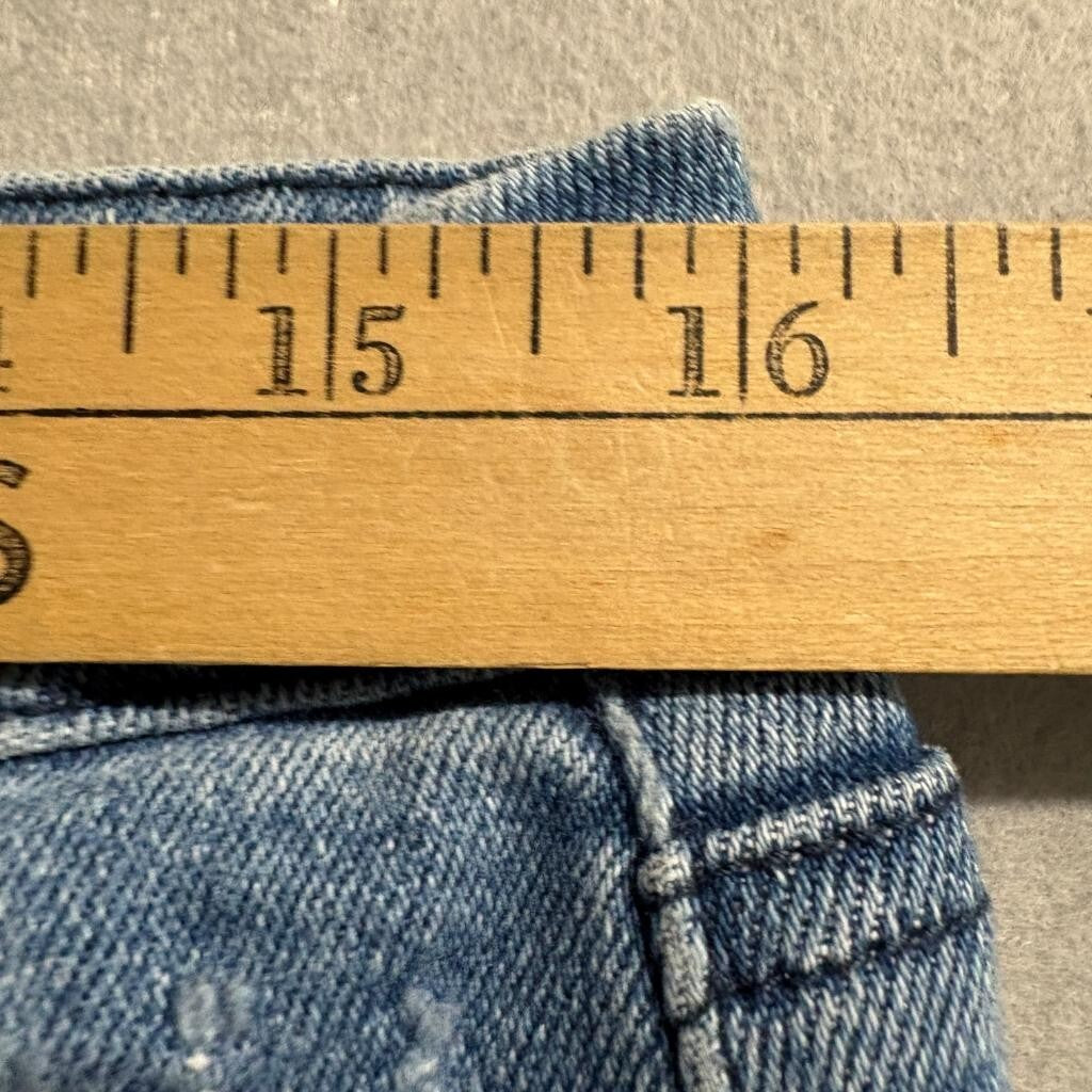 BlankNYC The Great Jones High Rise Skinny Jeans Womens 31 Distressed Blue Denim