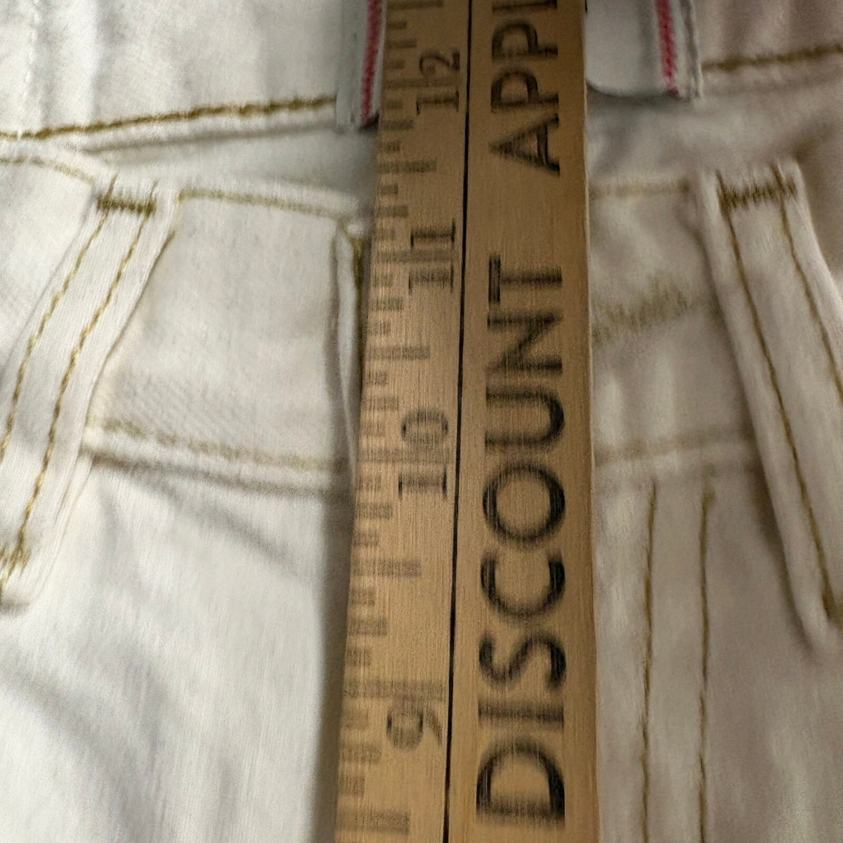 BDG Cowboy Jeans Womens 28 Off White Cream Denim High Rise Straight Leg