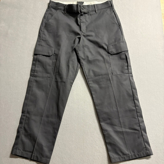 Red Kap Mens Cargo Pants 36x30 Charcoal Gray PT88CHO Workwear Uniform