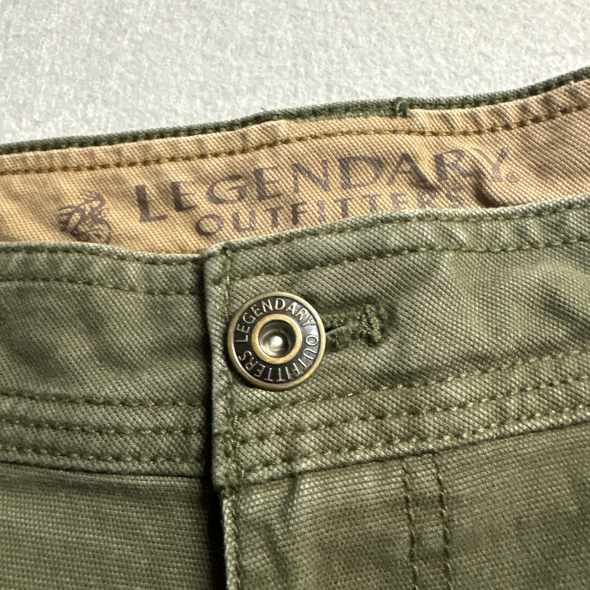 Legendary Outfitters Mens Utility Cargo Pants Green Size 32x32 Outdoor Workwear