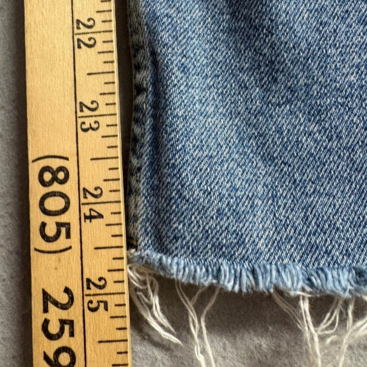 Zara TRF Side Stripe Jeans Womens Size 24 Blue Denim Raw Hem Straight Leg