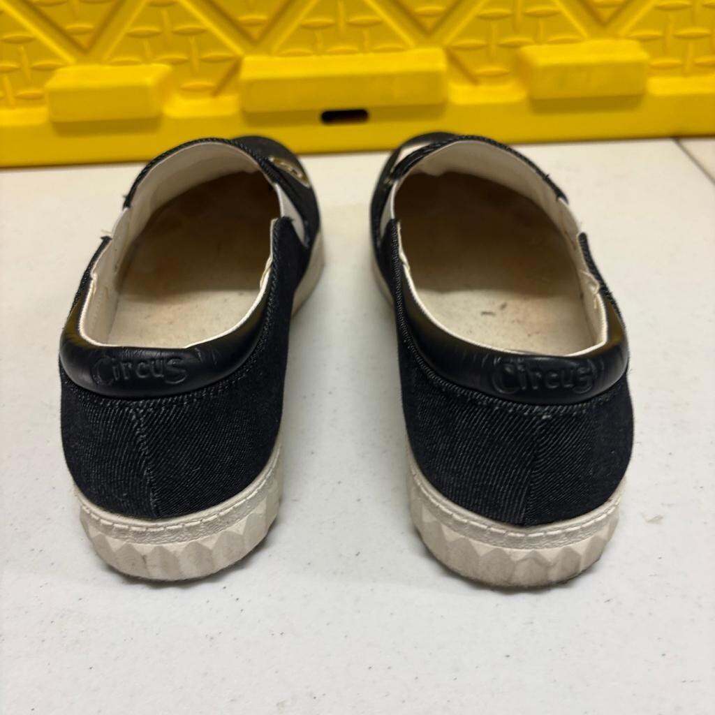 Circus by Sam Edelman Fries B4 Guys Slip On Shoes Womens Size 10 Black Denim