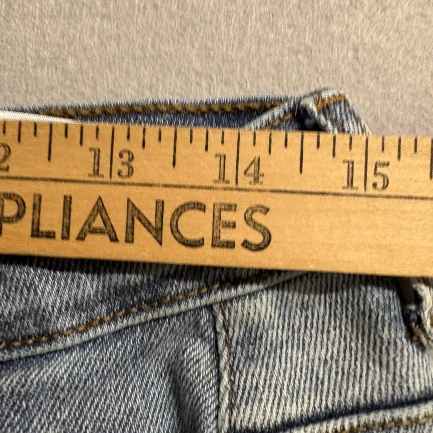 Kensie Jeans The Savannah High Rise Flare Womens Size 8/29 Blue Denim Stretch