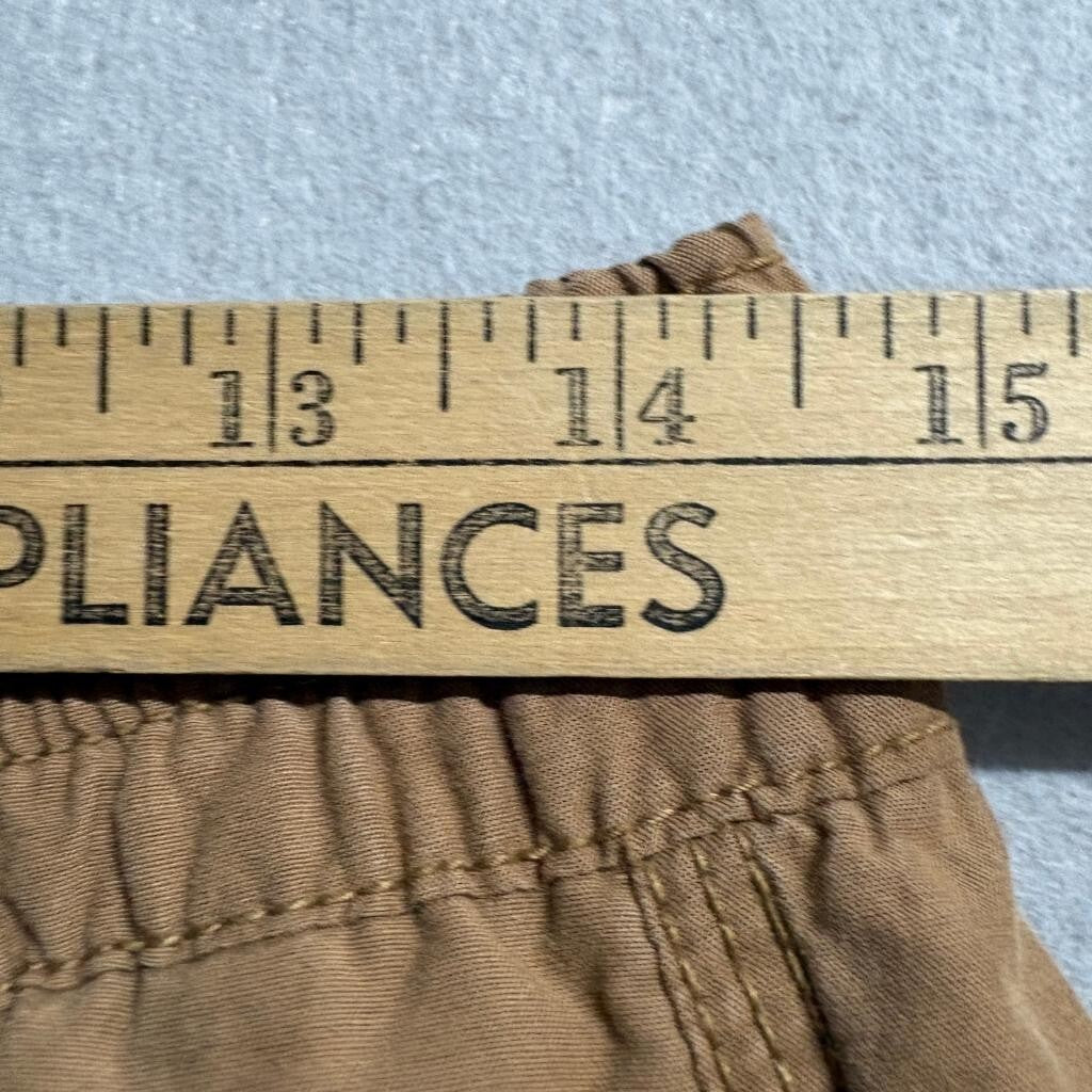 Aeropostale Active Utility Pants Mens XS Brown Cargo Jogger Drawstring Cotton
