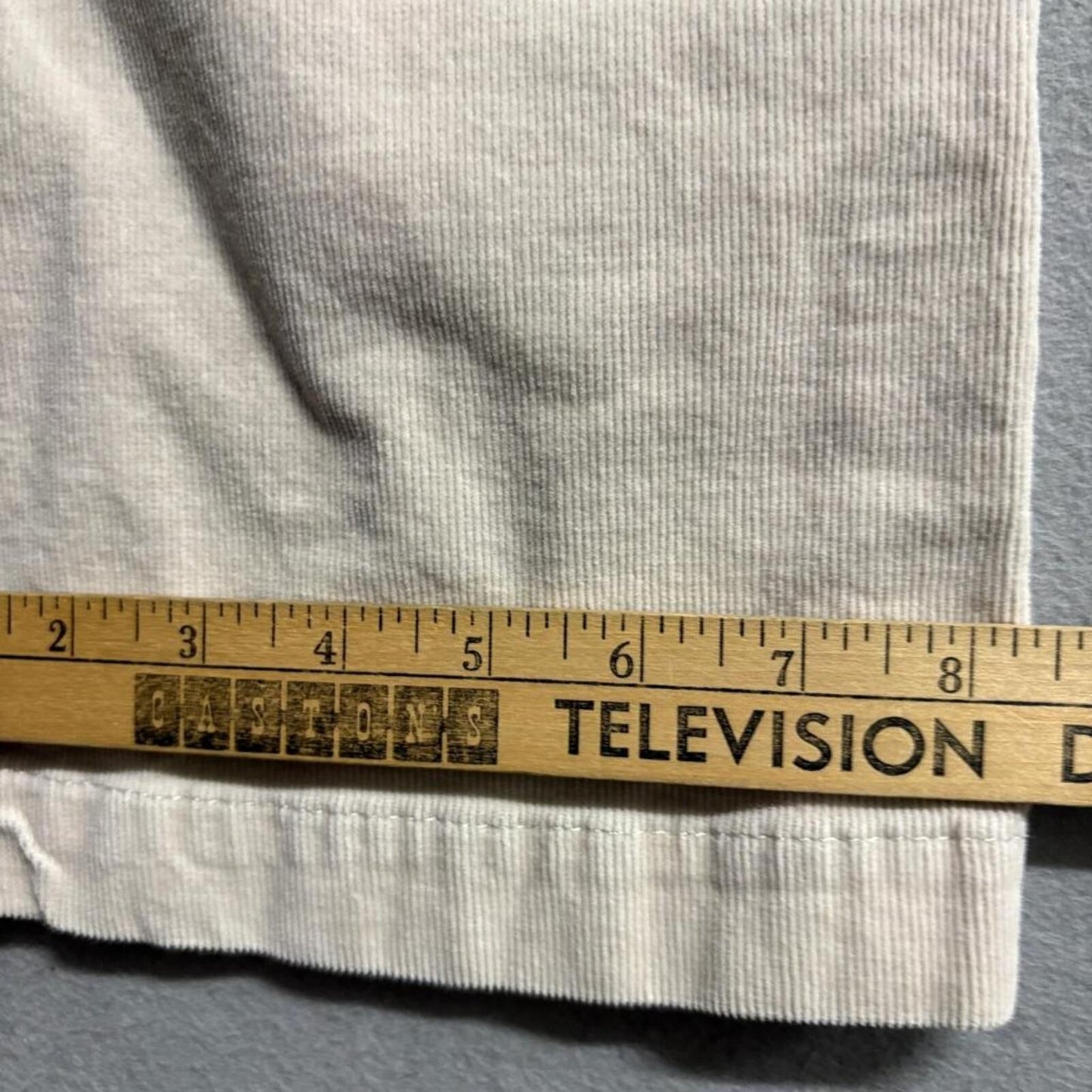 d.jeans Womens Corduroy Pants Size 10 Beige Bootcut Stretch Cord Utility Pockets