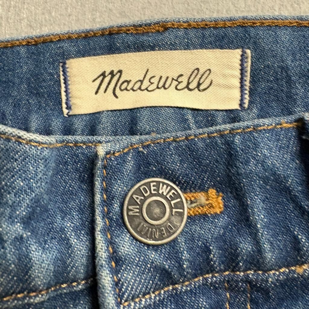 Madewell The Perfect Vintage Jean Petite Size 25 Blue Denim High Rise Stretch
