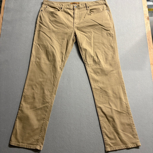 Joe's Jeans The Brixton Straight Narrow Khaki Pants Mens 40x33 Stretch Cotton