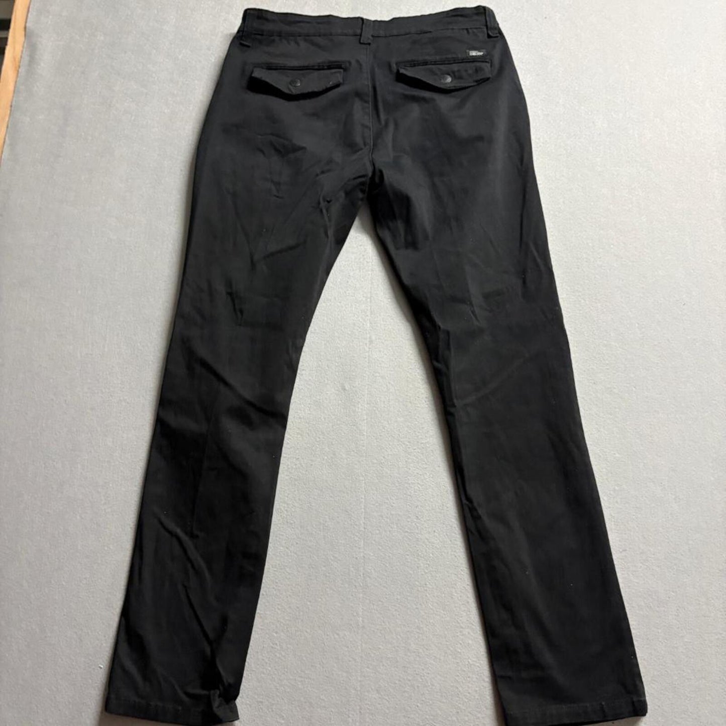 Truth Substance Common Sense Pants Mens 34x32 Black Cotton Blend Stretch Chino