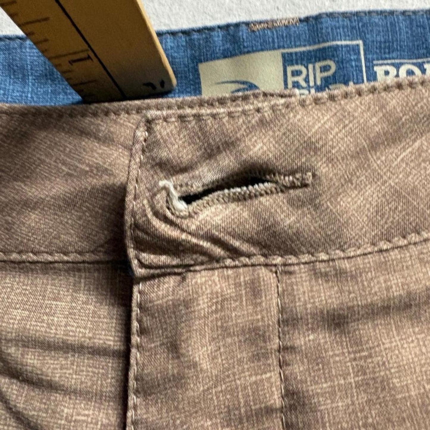 Rip Curl Boardwalk Hybrid Shorts Mens 34 Brown Chino Walkshorts Boardshorts