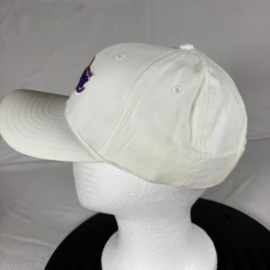 Los Angeles Lakers New Era Hat Cap White Adjustable Strapback Adult NBA