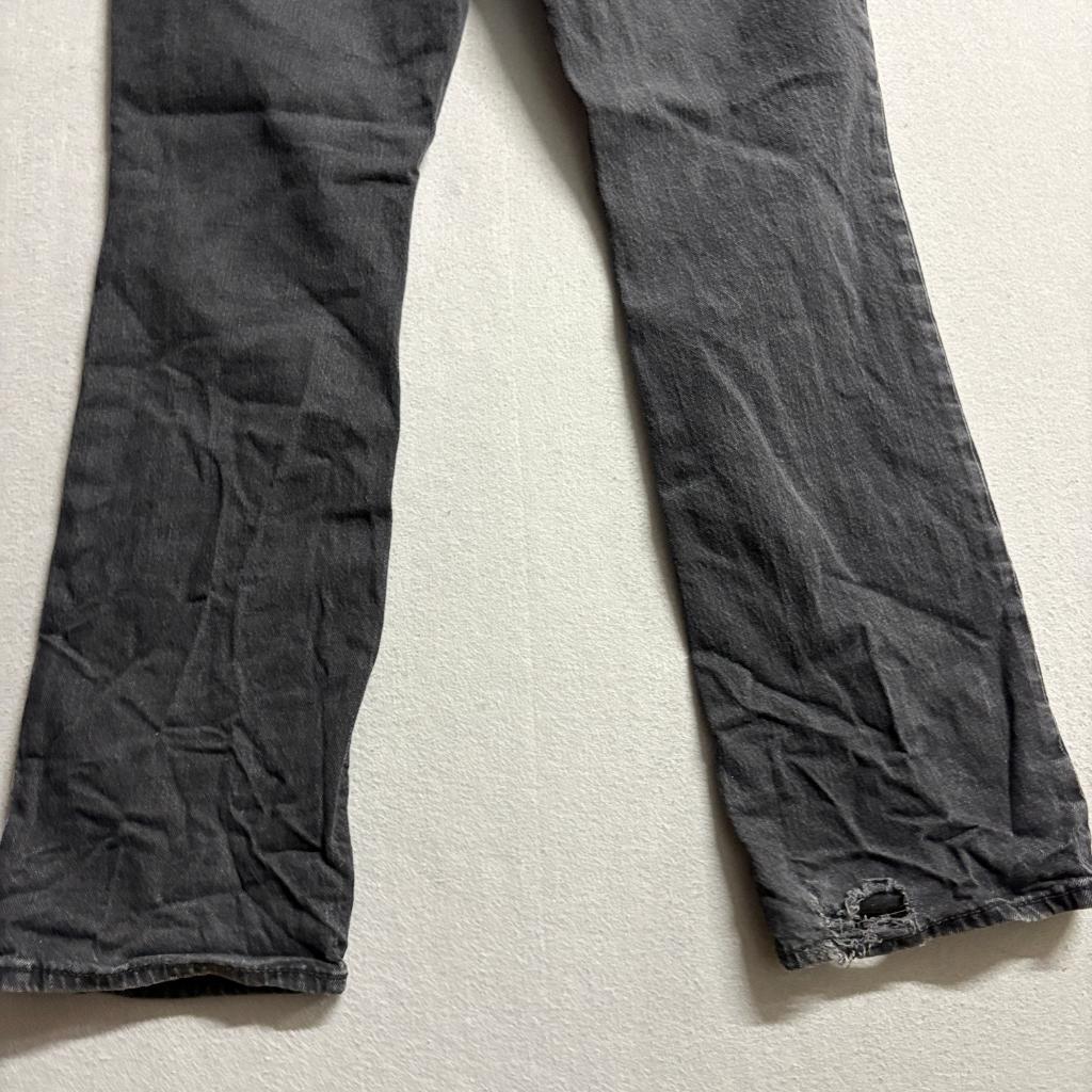 Old Navy Kicker Bootcut Jeans Womens 10 Extra High Rise Black Secret Slim