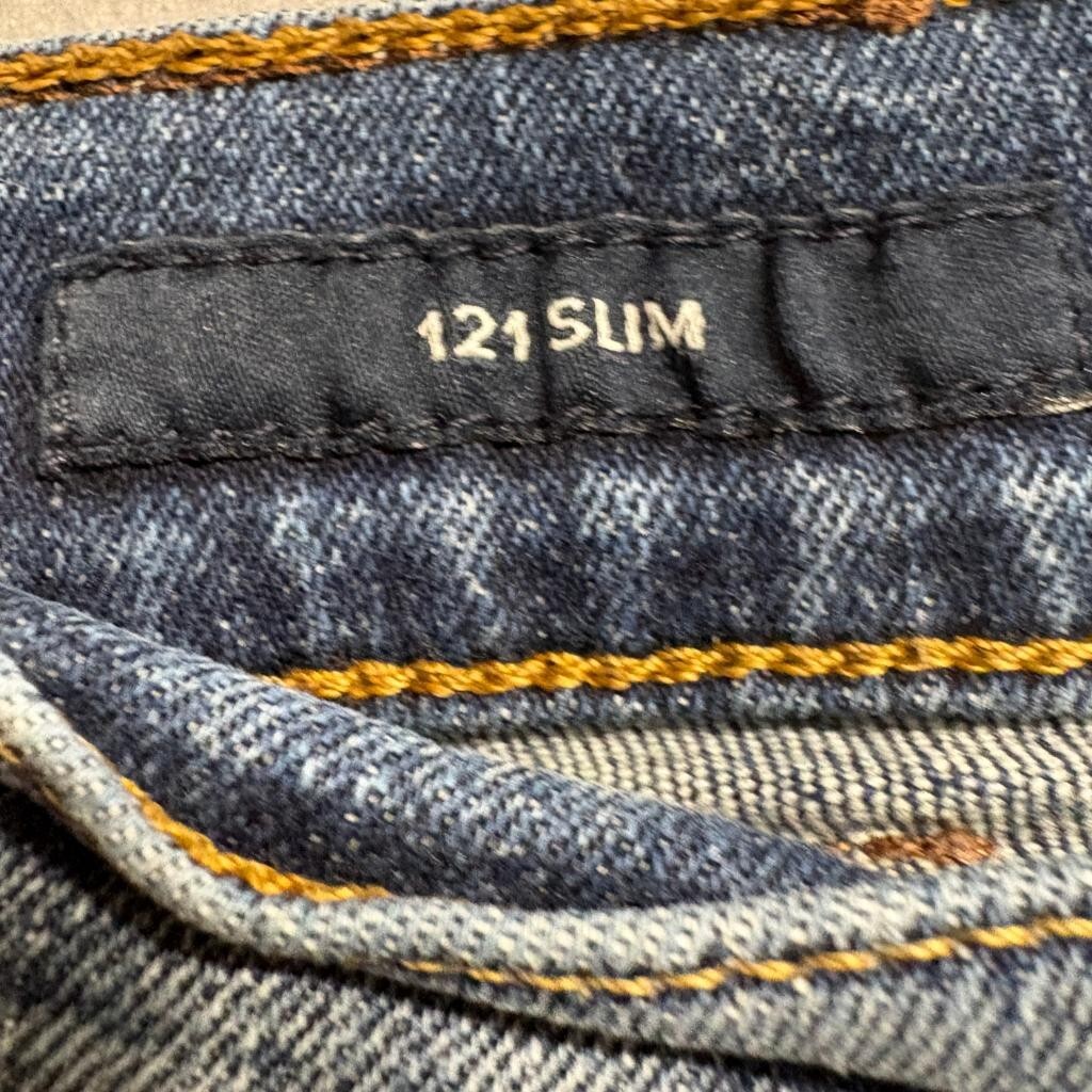 Lucky Brand 121 Slim Jeans Mens 29x30 Blue Denim Stretch Pants