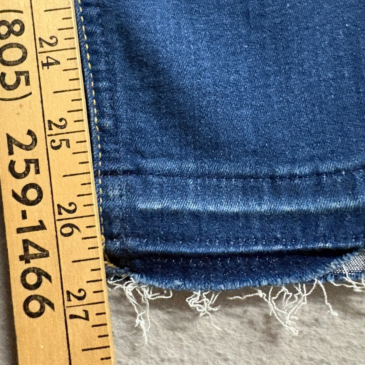 7 For All Mankind Blair High Waist Ankle Skinny Jeans Womens 25 Raw Hem Blue