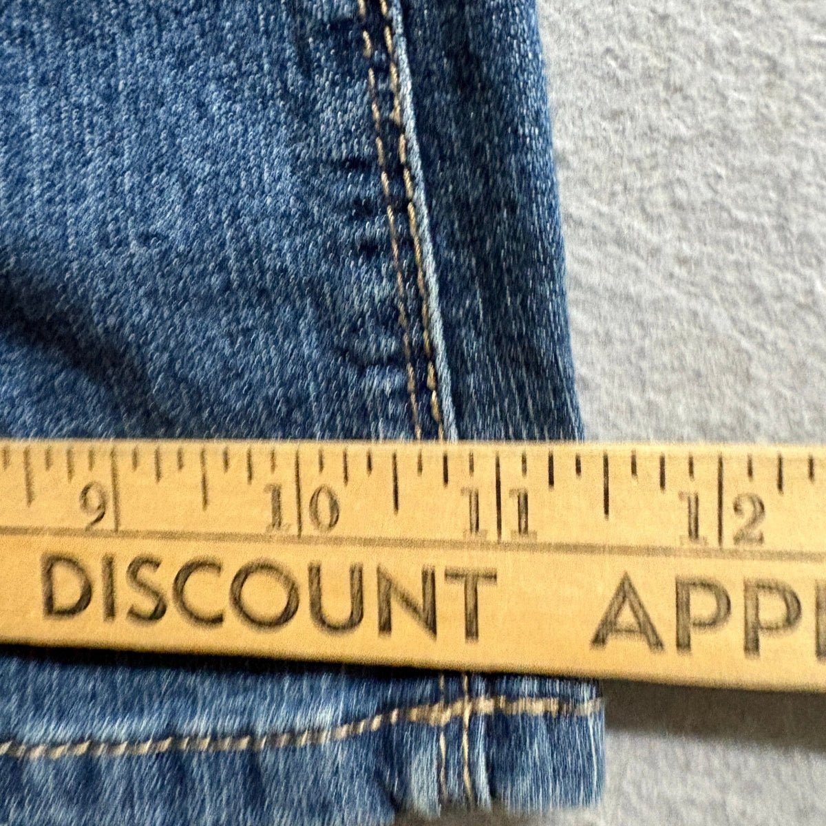 AG Denim Women 22W Flare Jeans Distressed Blue Stretch Medium Wash Bootcut