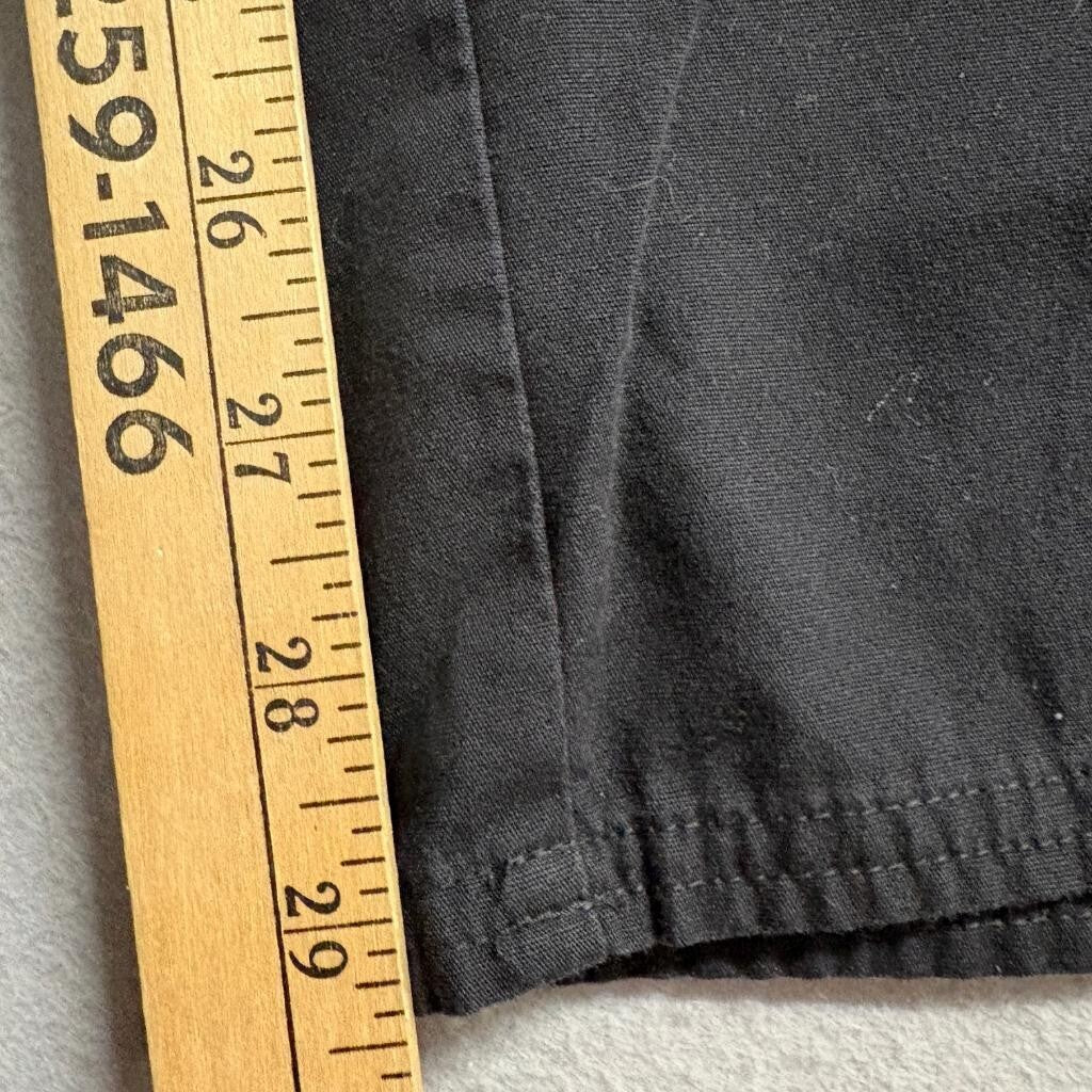 Dickies Scrub Pants Womens Small Black Cargo Drawstring Elastic Waist Medical