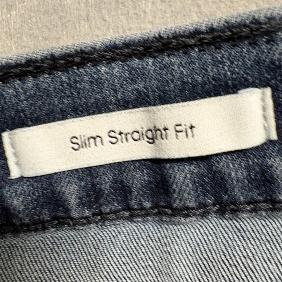 Calvin Klein Jeans Mens 34x30 Slim Straight Blue Stretch Denim Pants