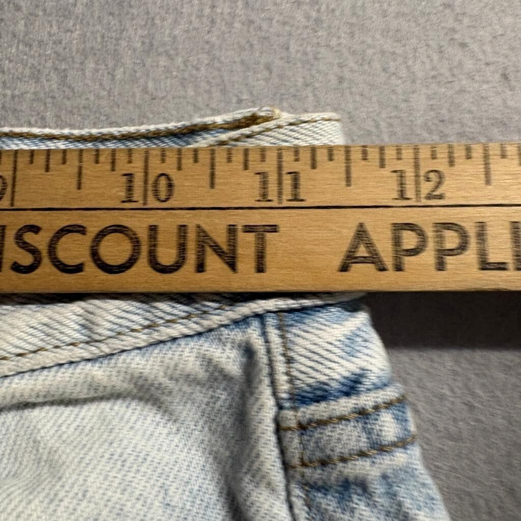 PacSun Womens High Rise Flare Jeans Light Wash Side Slit Denim Size 23
