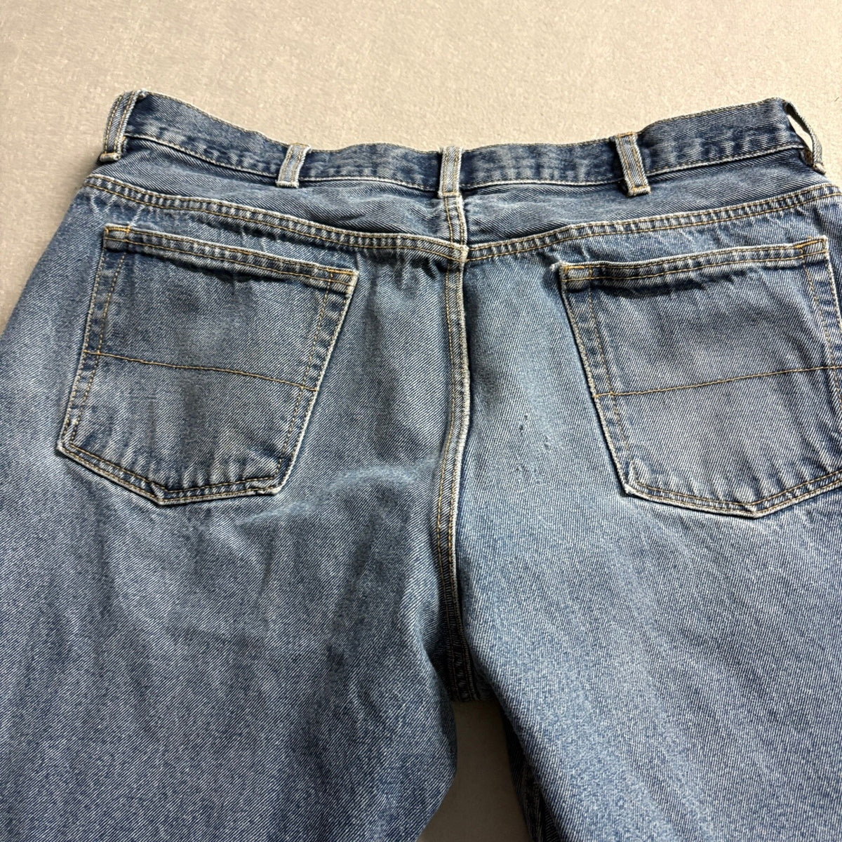 Big Mac Workwear Jeans Mens 38x30 Blue Denim Straight Leg Work Pants