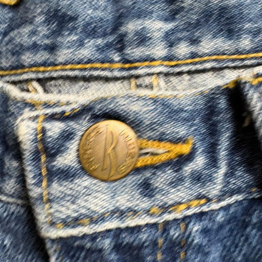 Vintage Riders by Lee Jeans Womens 10L High Rise Tapered Mom Blue Denim USA Made