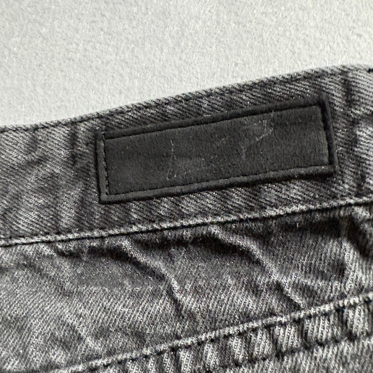 Liquor N Poker Black Wash Denim Jeans Womens Size UK 10 High Rise Tapered